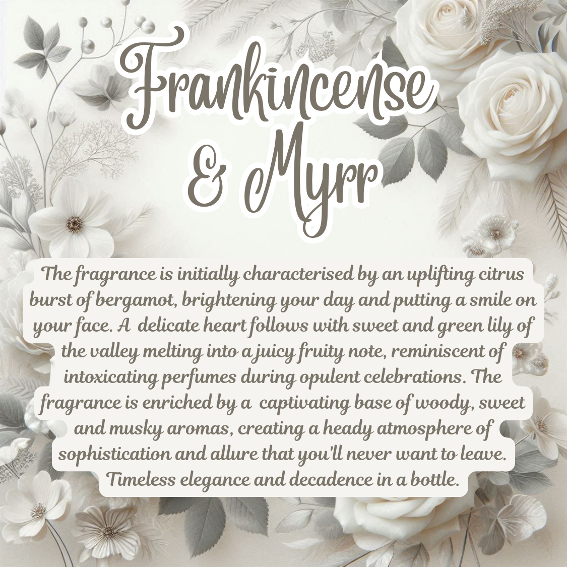 Frankincense & Myrr